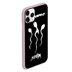 Чехол iPhone 11 Pro матовый OOMPH! Sperm, цвет: 3D-розовый — фото 2