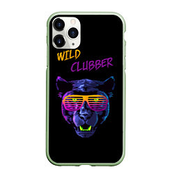 Чехол iPhone 11 Pro матовый Wild Clubber, цвет: 3D-салатовый