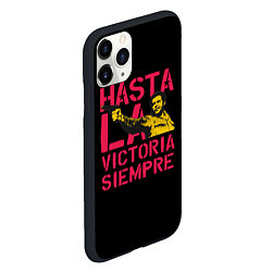 Чехол iPhone 11 Pro матовый Hasta La Victoria Siempre, цвет: 3D-черный — фото 2