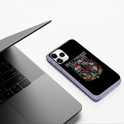 Чехол iPhone 11 Pro матовый Day of the Dead, HU, цвет: 3D-светло-сиреневый — фото 2