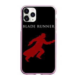 Чехол iPhone 11 Pro матовый Blade Runner, цвет: 3D-розовый