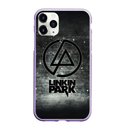 Чехол iPhone 11 Pro матовый Linkin Park: Wall, цвет: 3D-светло-сиреневый