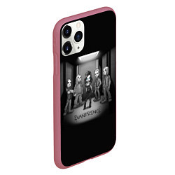 Чехол iPhone 11 Pro матовый Evanescence Band, цвет: 3D-малиновый — фото 2