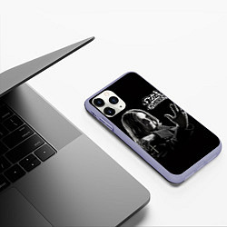 Чехол iPhone 11 Pro матовый Оззи Осборн, цвет: 3D-светло-сиреневый — фото 2