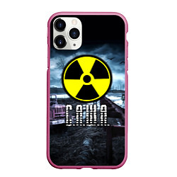 Чехол iPhone 11 Pro матовый S.T.A.L.K.E.R: Саша, цвет: 3D-малиновый