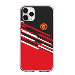 Чехол iPhone 11 Pro матовый Man UTD FC: Sport Line 2018