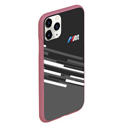 Чехол iPhone 11 Pro матовый BMW: Sport Line, цвет: 3D-малиновый — фото 2