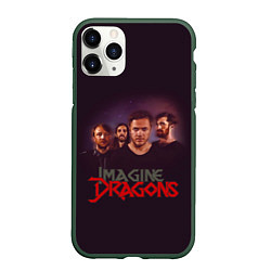 Чехол iPhone 11 Pro матовый Группа Imagine Dragons