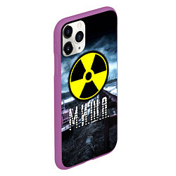 Чехол iPhone 11 Pro матовый S.T.A.L.K.E.R: Миша, цвет: 3D-фиолетовый — фото 2