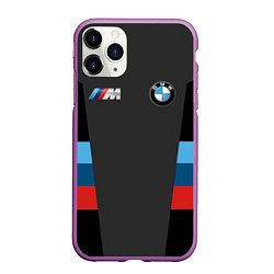 Чехол iPhone 11 Pro матовый BMW 2018 Sport, цвет: 3D-фиолетовый