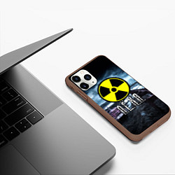 Чехол iPhone 11 Pro матовый S.T.A.L.K.E.R: Леха, цвет: 3D-коричневый — фото 2