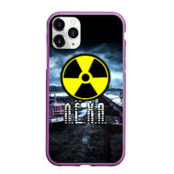 Чехол iPhone 11 Pro матовый S.T.A.L.K.E.R: Леха, цвет: 3D-фиолетовый