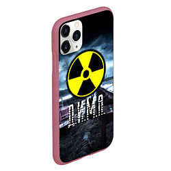 Чехол iPhone 11 Pro матовый S.T.A.L.K.E.R: Дима, цвет: 3D-малиновый — фото 2