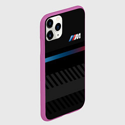Чехол iPhone 11 Pro матовый BMW: Brand Lines, цвет: 3D-фиолетовый — фото 2