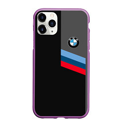 Чехол iPhone 11 Pro матовый BMW БМВ, цвет: 3D-фиолетовый