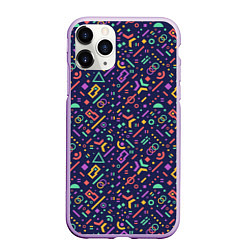 Чехол iPhone 11 Pro матовый Chaos of geometria