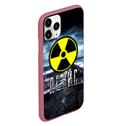 Чехол iPhone 11 Pro матовый S.T.A.L.K.E.R: Денис, цвет: 3D-малиновый — фото 2