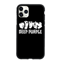 Чехол iPhone 11 Pro матовый Deep Purple, цвет: 3D-черный