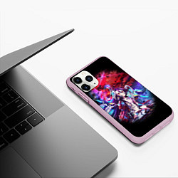 Чехол iPhone 11 Pro матовый No Game No Life Zero, цвет: 3D-розовый — фото 2