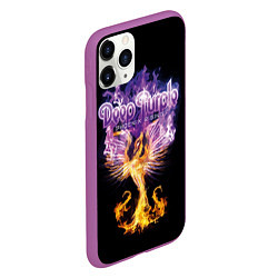 Чехол iPhone 11 Pro матовый Deep Purple: Phoenix Rising, цвет: 3D-фиолетовый — фото 2