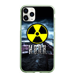 Чехол iPhone 11 Pro матовый S.T.A.L.K.E.R: Иван, цвет: 3D-салатовый