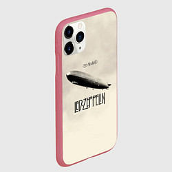 Чехол iPhone 11 Pro матовый Led Zeppelin: Fly, цвет: 3D-малиновый — фото 2