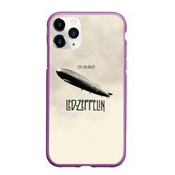 Чехол iPhone 11 Pro матовый Led Zeppelin: Fly, цвет: 3D-фиолетовый