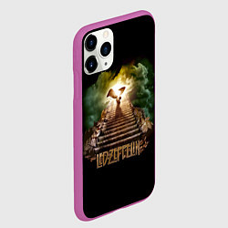 Чехол iPhone 11 Pro матовый Led Zeppelin: Way to Heaven, цвет: 3D-фиолетовый — фото 2