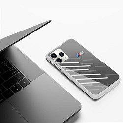 Чехол iPhone 11 Pro матовый BMW 2018 M Sport, цвет: 3D-белый — фото 2