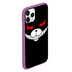 Чехол iPhone 11 Pro матовый Monokuma Black, цвет: 3D-фиолетовый — фото 2