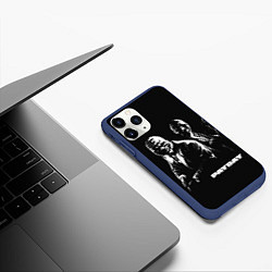 Чехол iPhone 11 Pro матовый Payday, цвет: 3D-тёмно-синий — фото 2