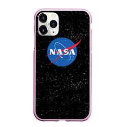 Чехол iPhone 11 Pro матовый NASA: Endless Space, цвет: 3D-розовый