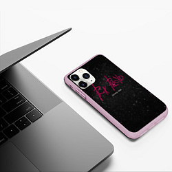 Чехол iPhone 11 Pro матовый Pink Phloyd: Lonely star, цвет: 3D-розовый — фото 2