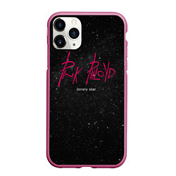 Чехол iPhone 11 Pro матовый Pink Phloyd: Lonely star, цвет: 3D-малиновый