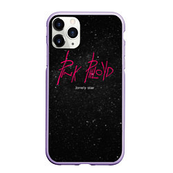 Чехол iPhone 11 Pro матовый Pink Phloyd: Lonely star, цвет: 3D-светло-сиреневый