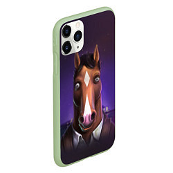 Чехол iPhone 11 Pro матовый BoJack, цвет: 3D-салатовый — фото 2