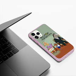 Чехол iPhone 11 Pro матовый BoJack Horseman, цвет: 3D-розовый — фото 2