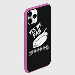 Чехол iPhone 11 Pro матовый Yes We Pan, цвет: 3D-фиолетовый — фото 2