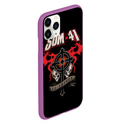 Чехол iPhone 11 Pro матовый Sum 41: 13 Voices, цвет: 3D-фиолетовый — фото 2