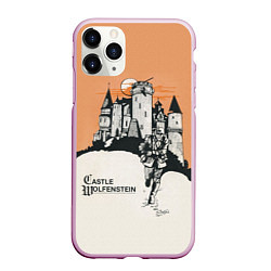 Чехол iPhone 11 Pro матовый Castle Wolfenstein, цвет: 3D-розовый
