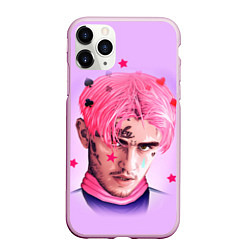 Чехол iPhone 11 Pro матовый Lil Peep: Pink Edition, цвет: 3D-розовый