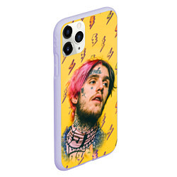 Чехол iPhone 11 Pro матовый Thunder Lil Peep, цвет: 3D-светло-сиреневый — фото 2