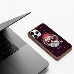 Чехол iPhone 11 Pro матовый Who was a bad boy?, цвет: 3D-коричневый — фото 2