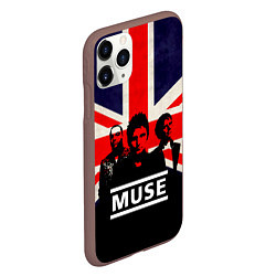 Чехол iPhone 11 Pro матовый Muse UK, цвет: 3D-коричневый — фото 2