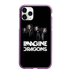 Чехол iPhone 11 Pro матовый Imagine Dragons: Boy Band, цвет: 3D-фиолетовый