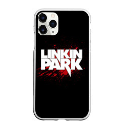 Чехол iPhone 11 Pro матовый Linkin Park: Drop of Blood, цвет: 3D-белый