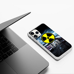 Чехол iPhone 11 Pro матовый S.T.A.L.K.E.R: Ника, цвет: 3D-белый — фото 2