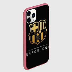 Чехол iPhone 11 Pro матовый Barcelona Gold Edition, цвет: 3D-малиновый — фото 2