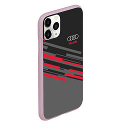 Чехол iPhone 11 Pro матовый AUDI SPORT, цвет: 3D-розовый — фото 2