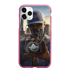 Чехол iPhone 11 Pro матовый Watch Dogs Man